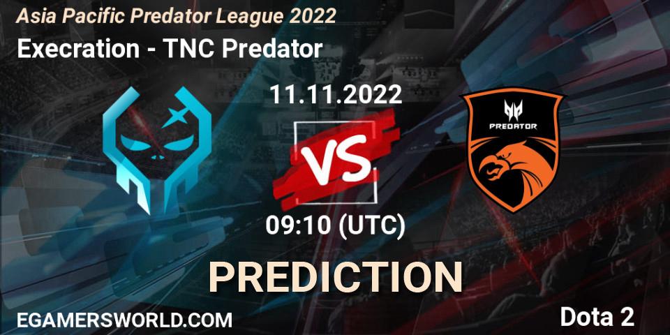 Execration - TNC Predator: прогноз. 11.11.22, Dota 2, Asia Pacific Predator League 2022