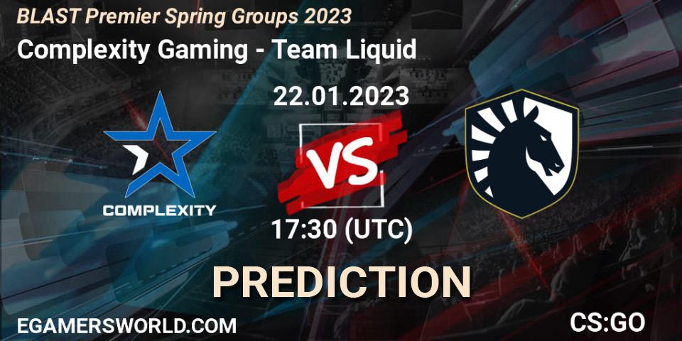 Complexity Gaming - Team Liquid: прогноз. 22.01.23, CS2 (CS:GO), BLAST Premier Spring Groups 2023