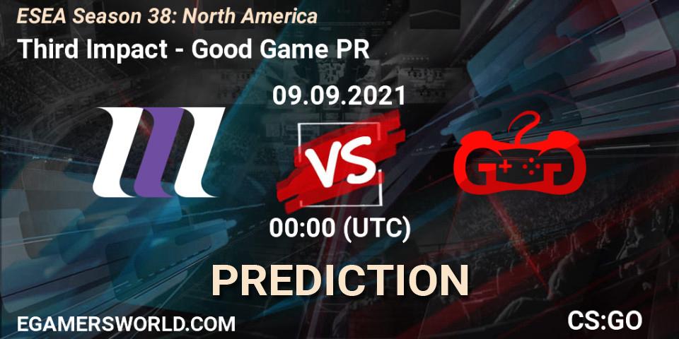 Third Impact - Good Game PR: прогноз. 09.09.21, CS2 (CS:GO), ESEA Season 38: North America 
