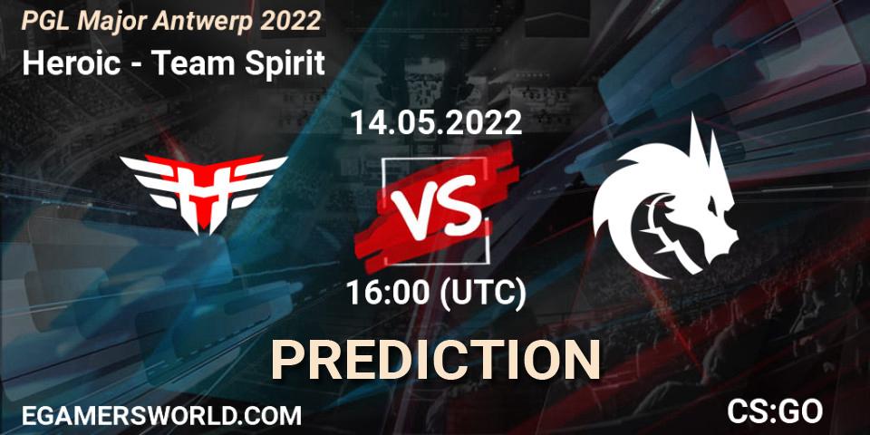 Heroic - Team Spirit: прогноз. 14.05.22, CS2 (CS:GO), PGL Major Antwerp 2022