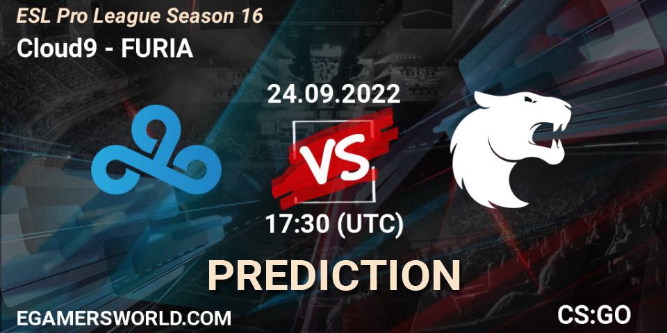Cloud9 - FURIA: прогноз. 24.09.22, CS2 (CS:GO), ESL Pro League Season 16