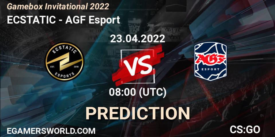 ECSTATIC - AGF Esport: прогноз. 23.04.22, CS2 (CS:GO), Gamebox Invitational 2022