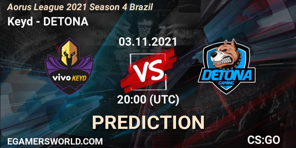 Keyd - DETONA: прогноз. 03.11.21, CS2 (CS:GO), Aorus League 2021 Season 4 Brazil