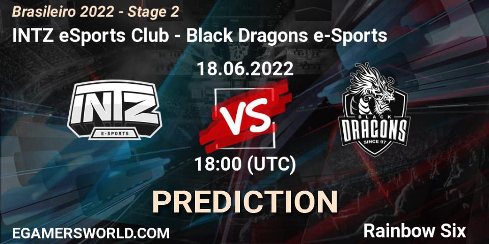 INTZ eSports Club - Black Dragons e-Sports: прогноз. 18.06.22, Rainbow Six, Brasileirão 2022 - Stage 2