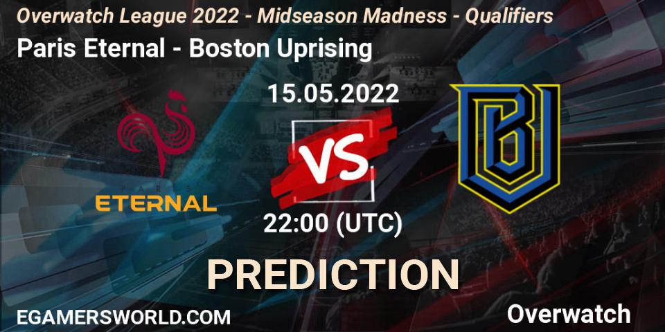 Paris Eternal - Boston Uprising: прогноз. 26.06.22, Overwatch, Overwatch League 2022 - Midseason Madness - Qualifiers