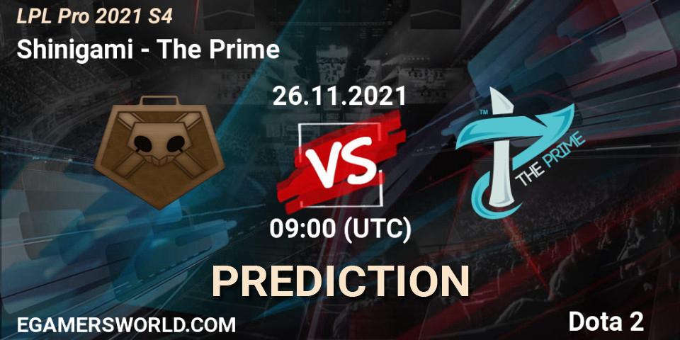 Shinigami - The Prime: прогноз. 26.11.21, Dota 2, LPL Pro 2021 S4