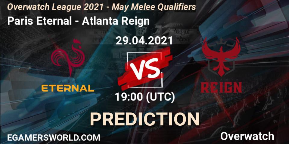 Paris Eternal - Atlanta Reign: прогноз. 29.04.21, Overwatch, Overwatch League 2021 - May Melee Qualifiers