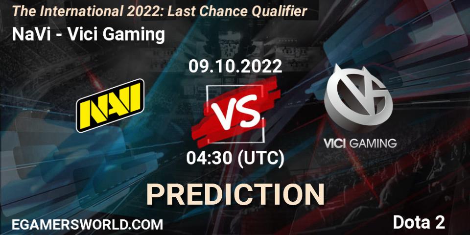 NaVi - Vici Gaming: прогноз. 09.10.22, Dota 2, The International 2022: Last Chance Qualifier