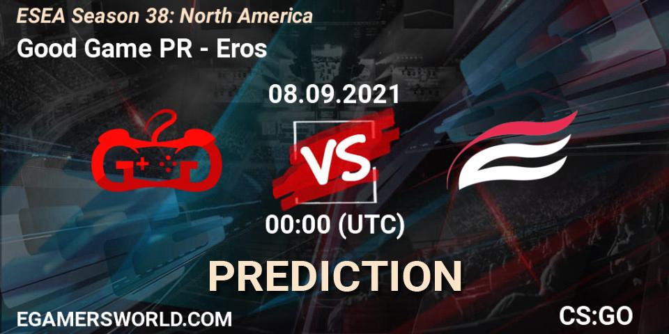 Good Game PR - Eros: прогноз. 08.09.21, CS2 (CS:GO), ESEA Season 38: North America 