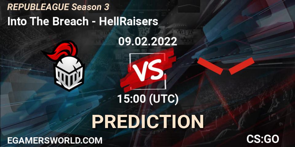 Into The Breach - HellRaisers: прогноз. 09.02.22, CS2 (CS:GO), REPUBLEAGUE Season 3 Europe Open Qualifier 1