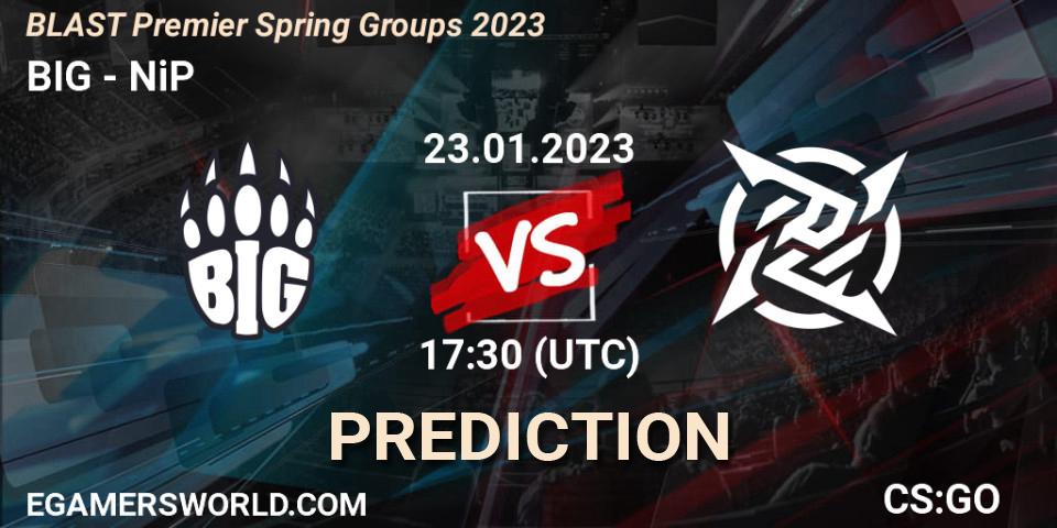 BIG - NiP: прогноз. 23.01.23, CS2 (CS:GO), BLAST Premier Spring Groups 2023