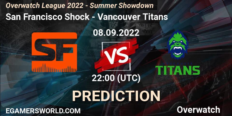 San Francisco Shock - Vancouver Titans: прогноз. 08.09.22, Overwatch, Overwatch League 2022 - Summer Showdown