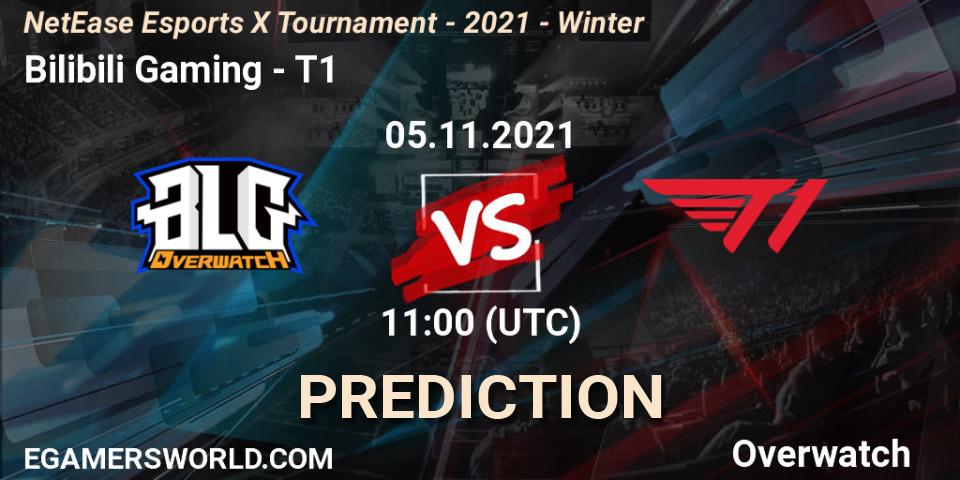 Bilibili Gaming - T1: прогноз. 05.11.21, Overwatch, NetEase Esports X Tournament - 2021 - Winter