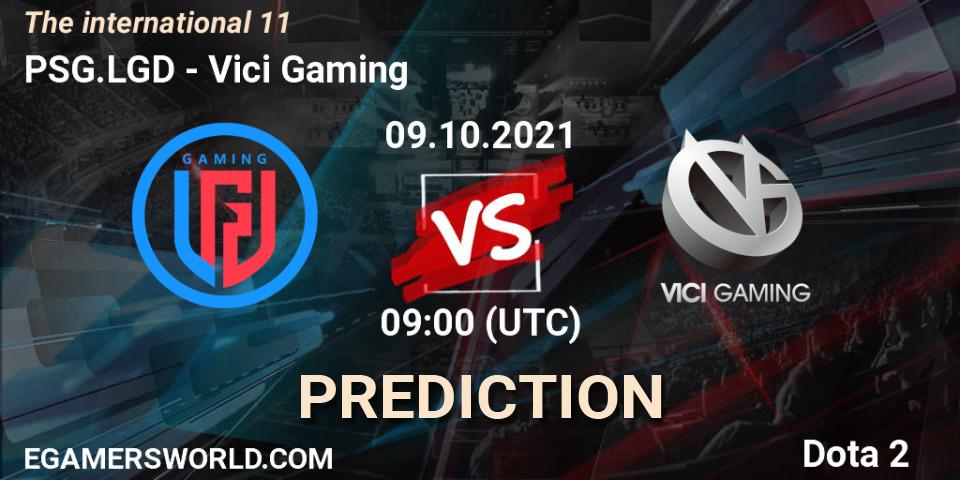 PSG.LGD - Vici Gaming: прогноз. 09.10.21, Dota 2, The Internationa 2021
