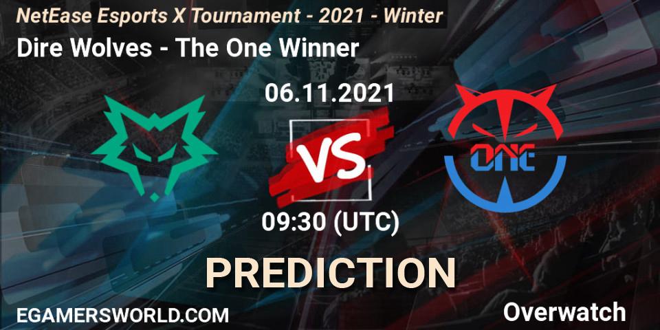 Dire Wolves - The One Winner: прогноз. 06.11.21, Overwatch, NetEase Esports X Tournament - 2021 - Winter