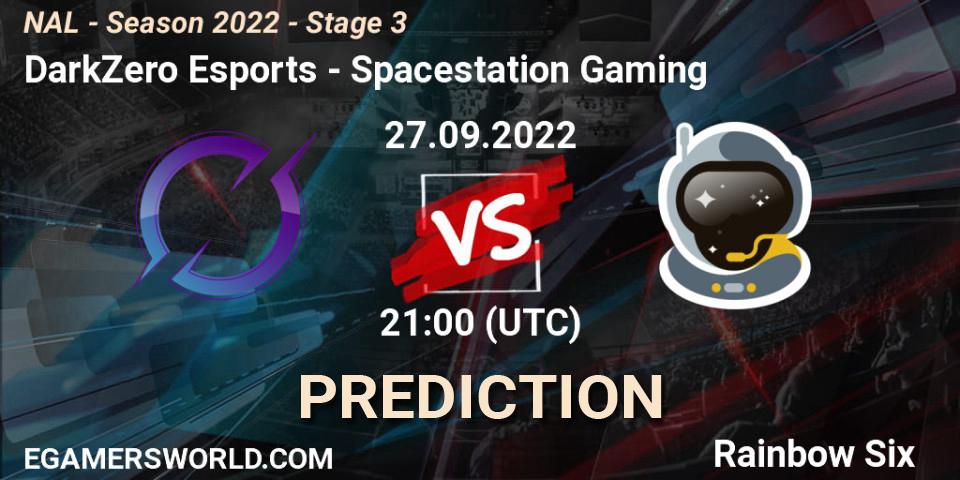 DarkZero Esports - Spacestation Gaming: прогноз. 27.09.22, Rainbow Six, NAL - Season 2022 - Stage 3