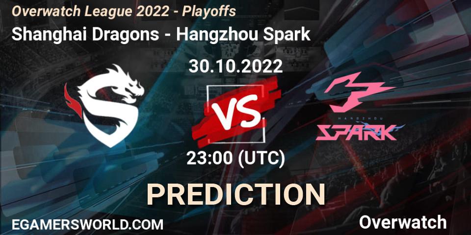 Shanghai Dragons - Hangzhou Spark: прогноз. 30.10.22, Overwatch, Overwatch League 2022 - Playoffs