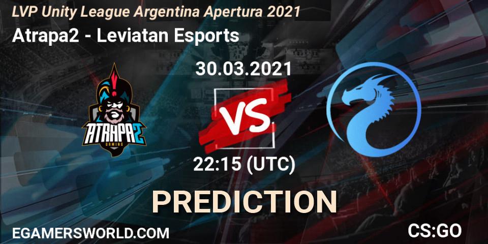 Atrapa2 - Leviatan Esports: прогноз. 30.03.21, CS2 (CS:GO), LVP Unity League Argentina Apertura 2021