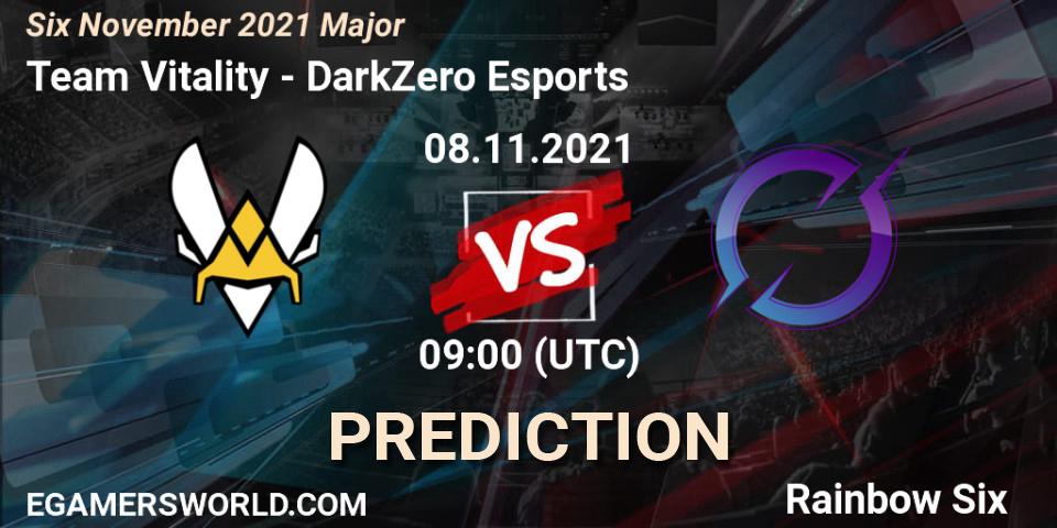 Team Vitality - DarkZero Esports: прогноз. 09.11.21, Rainbow Six, Six Sweden Major 2021
