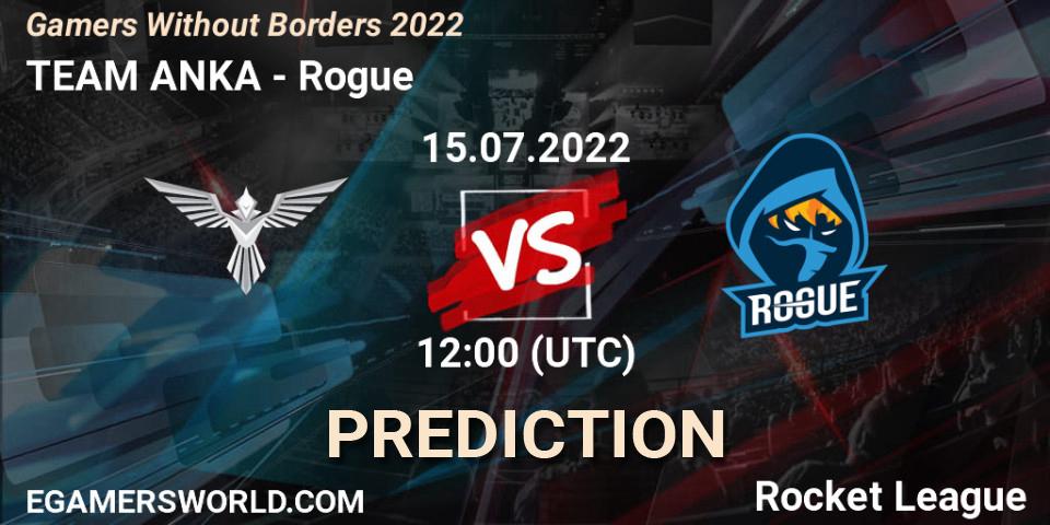 TEAM ANKA - Rogue: прогноз. 15.07.22, Rocket League, Gamers Without Borders 2022