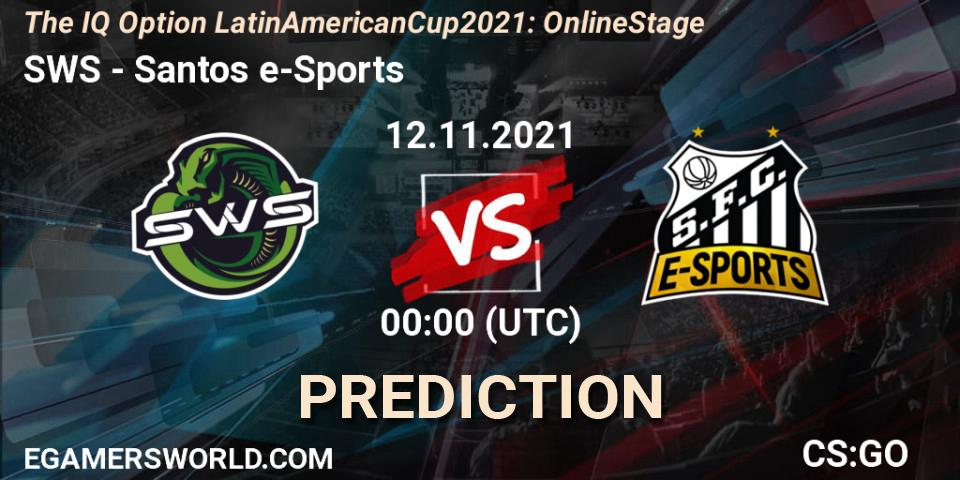SWS - Santos e-Sports: прогноз. 12.11.21, CS2 (CS:GO), The IQ Option Latin American Cup 2021: Online Stage