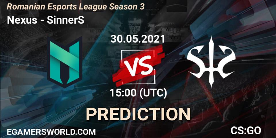 Nexus - SinnerS: прогноз. 30.05.21, CS2 (CS:GO), Romanian Esports League Season 3