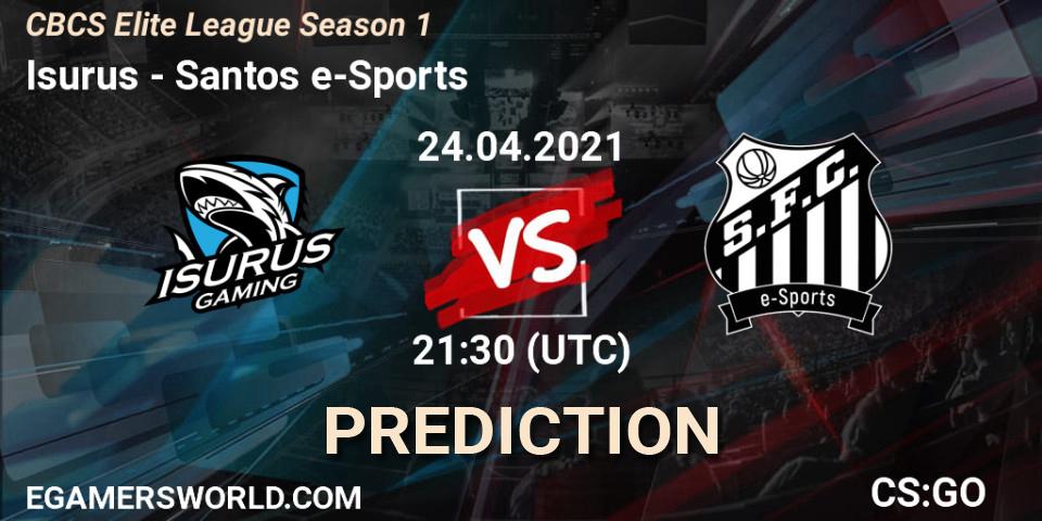 Isurus - Santos e-Sports: прогноз. 24.04.21, CS2 (CS:GO), CBCS Elite League Season 1