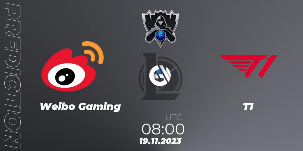 Weibo Gaming - T1: прогноз. 19.11.23, LoL, Worlds 2023 LoL - Finals