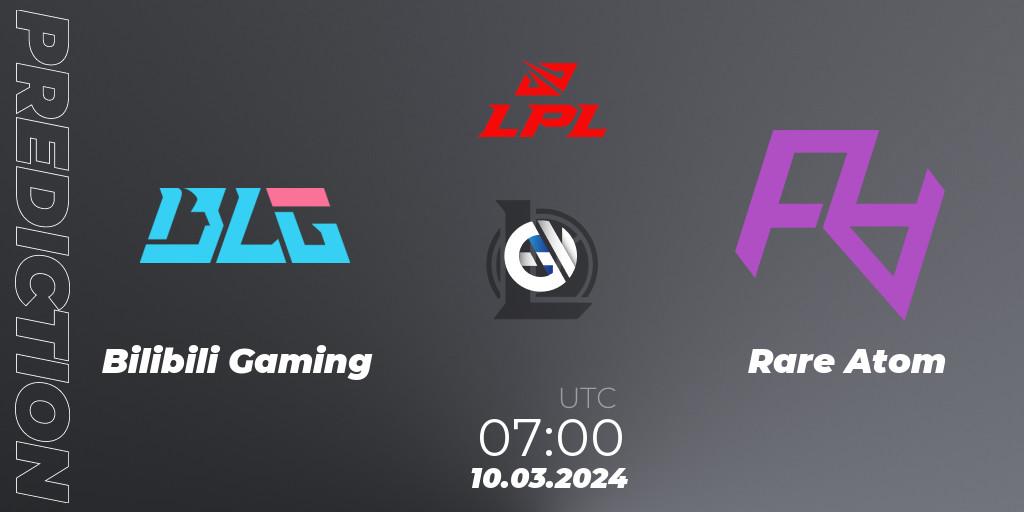 Bilibili Gaming - Rare Atom: прогноз. 10.03.24, LoL, LPL Spring 2024 - Group Stage