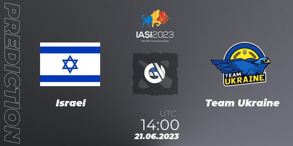 Israel - Team Ukraine: прогноз. 21.06.23, Dota 2, IESF Europe B Qualifier 2023
