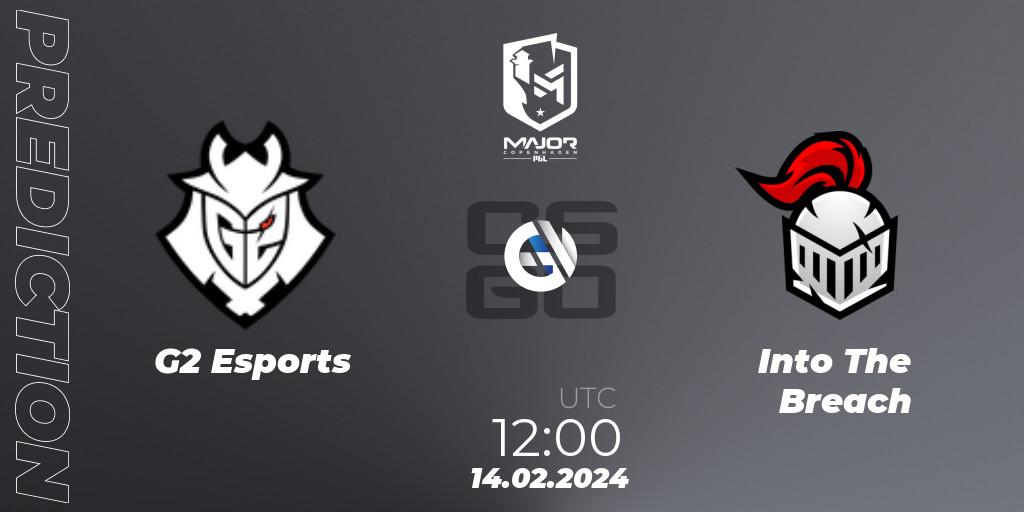 G2 Esports - Into The Breach: прогноз. 14.02.24, CS2 (CS:GO), PGL CS2 Major Copenhagen 2024 Europe RMR