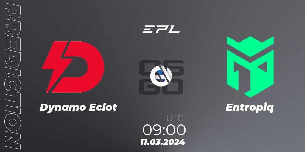 Dynamo Eclot - Entropiq: прогноз. 11.03.24, CS2 (CS:GO), European Pro League Season 14