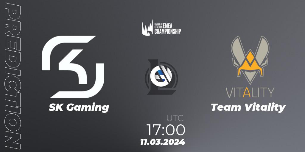 SK Gaming - Team Vitality: прогноз. 11.03.24, LoL, LEC Spring 2024 - Regular Season