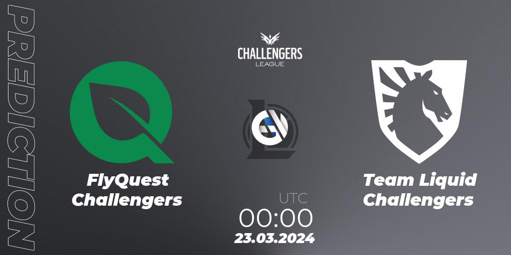 FlyQuest Challengers - Team Liquid Challengers: прогноз. 23.03.24, LoL, NACL 2024 Spring - Playoffs