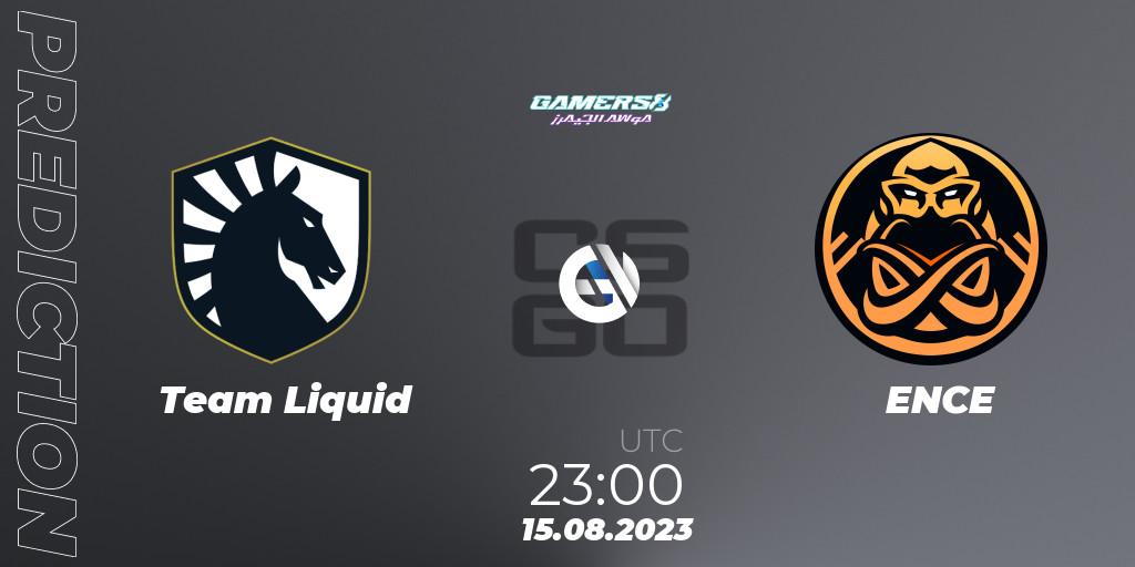 Team Liquid - ENCE: прогноз. 16.08.23, CS2 (CS:GO), Gamers8 2023