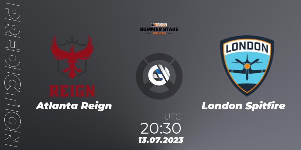 Atlanta Reign - London Spitfire: прогноз. 13.07.23, Overwatch, Overwatch League 2023 - Summer Stage Qualifiers