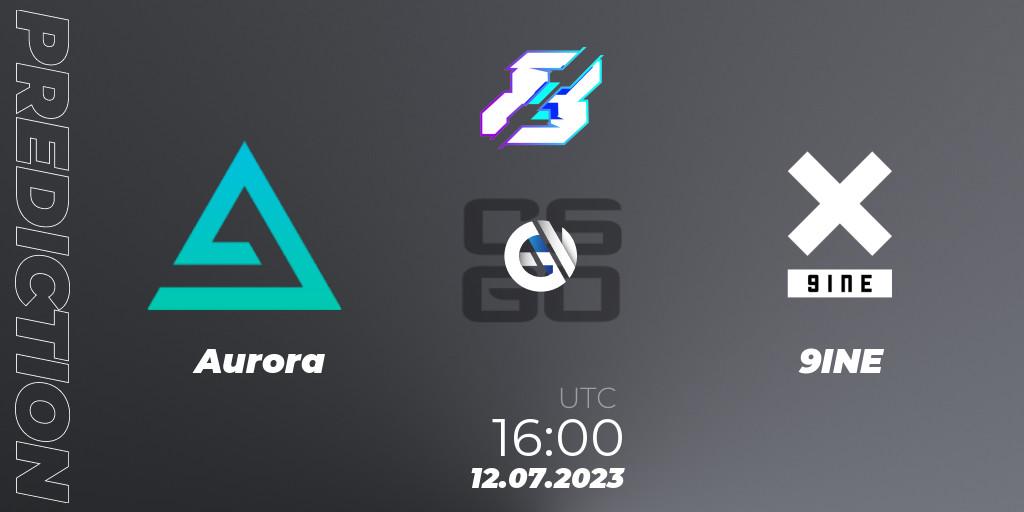 Aurora - 9INE: прогноз. 12.07.23, CS2 (CS:GO), Gamers8 2023 Europe Open Qualifier 2