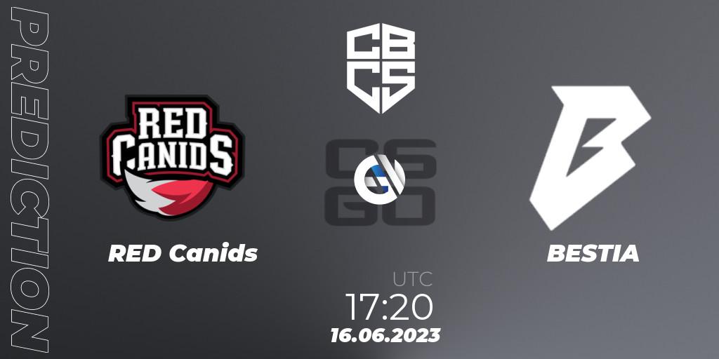 RED Canids - BESTIA: прогноз. 16.06.23, CS2 (CS:GO), CBCS 2023 Season 1