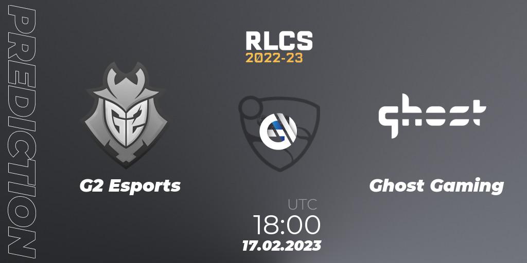G2 Esports - Ghost Gaming: прогноз. 17.02.23, Rocket League, RLCS 2022-23 - Winter: North America Regional 2 - Winter Cup