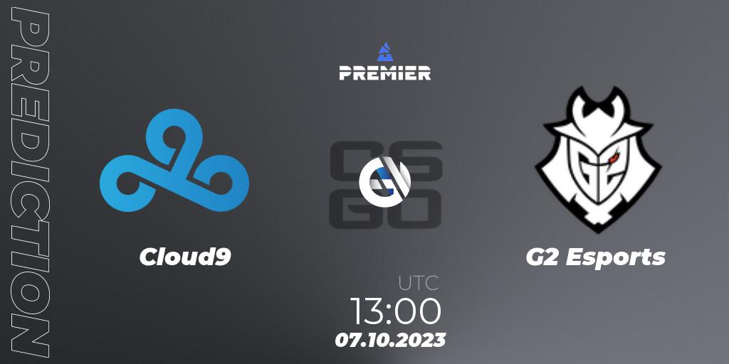 Cloud9 - G2 Esports: прогноз. 07.10.23, CS2 (CS:GO), BLAST Premier Fall Showdown 2023