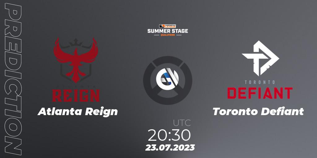 Atlanta Reign - Toronto Defiant: прогноз. 23.07.23, Overwatch, Overwatch League 2023 - Summer Stage Qualifiers