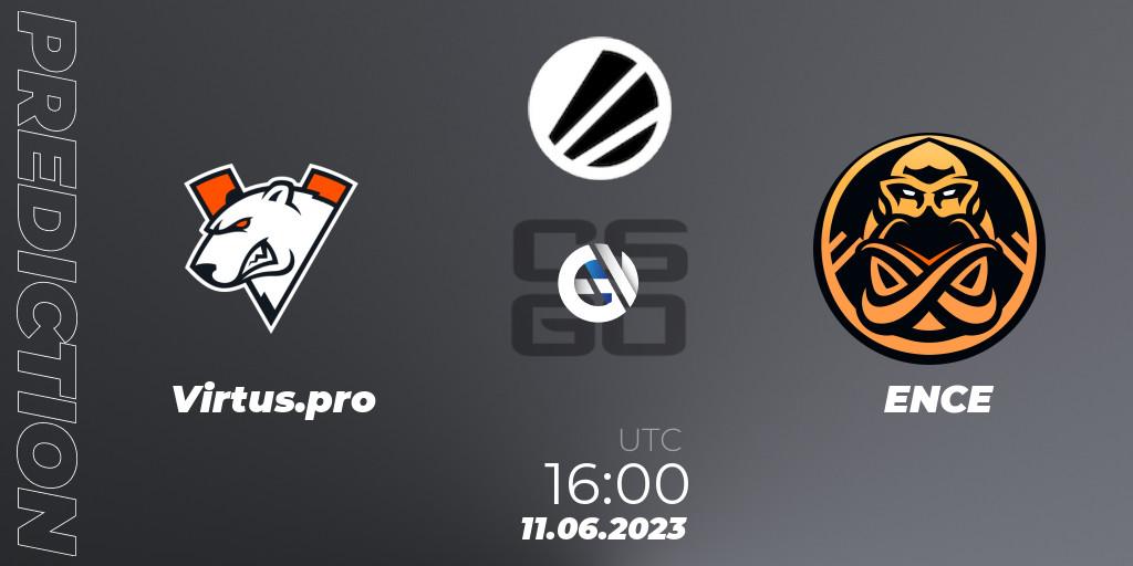 Virtus.pro - ENCE: прогноз. 11.06.23, CS2 (CS:GO), ESL Challenger Katowice 2023