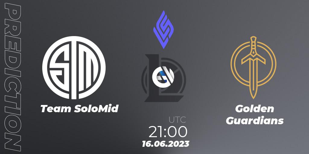 Team SoloMid - Golden Guardians: прогноз. 23.06.23, LoL, LCS Summer 2023 - Group Stage