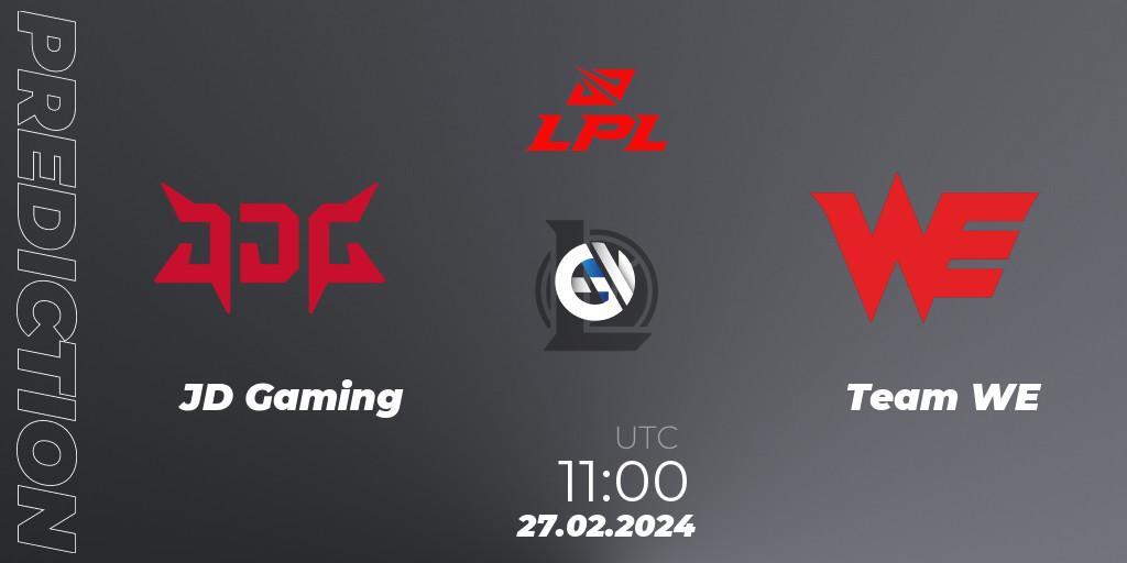 JD Gaming - Team WE: прогноз. 27.02.24, LoL, LPL Spring 2024 - Group Stage