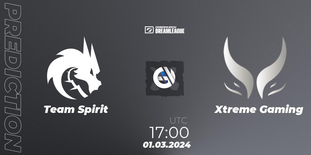 Team Spirit - Xtreme Gaming: прогноз. 09.03.24, Dota 2, DreamLeague Season 22