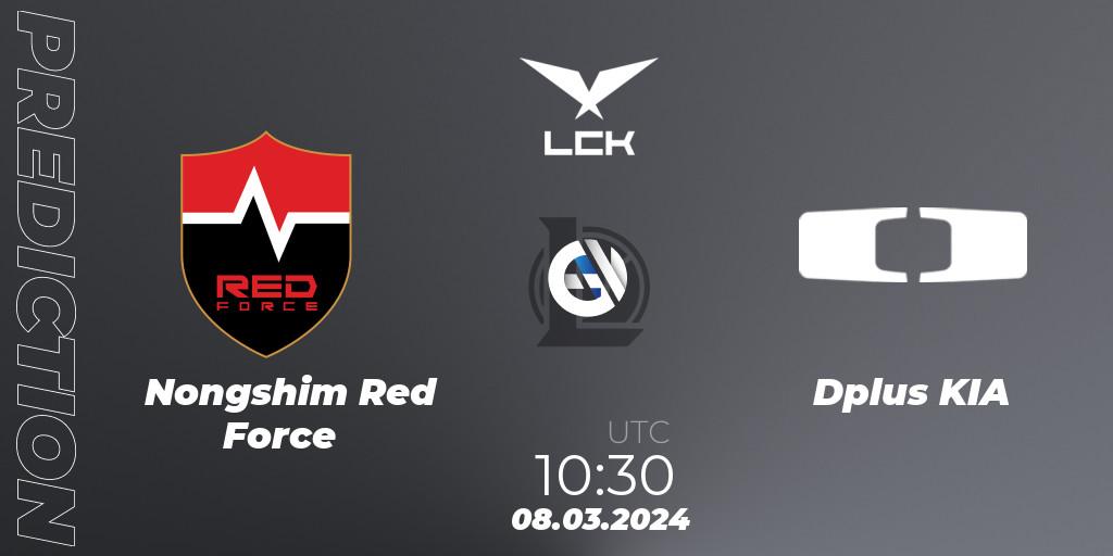 Nongshim Red Force - Dplus KIA: прогноз. 08.03.24, LoL, LCK Spring 2024 - Group Stage