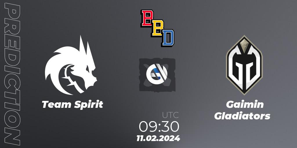 Team Spirit - Gaimin Gladiators: прогноз. 11.02.24, Dota 2, BetBoom Dacha Dubai 2024