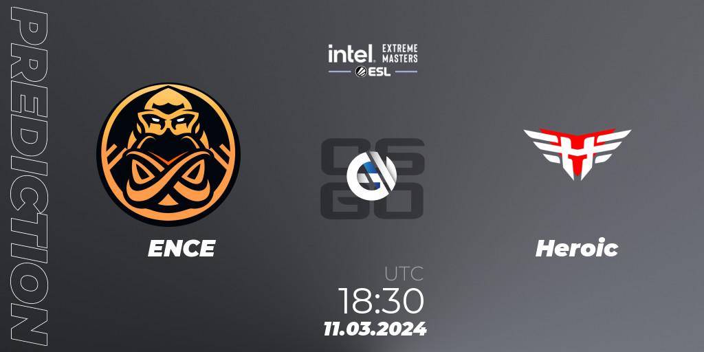 ENCE - Heroic: прогноз. 11.03.24, CS2 (CS:GO), Intel Extreme Masters Dallas 2024: European Closed Qualifier