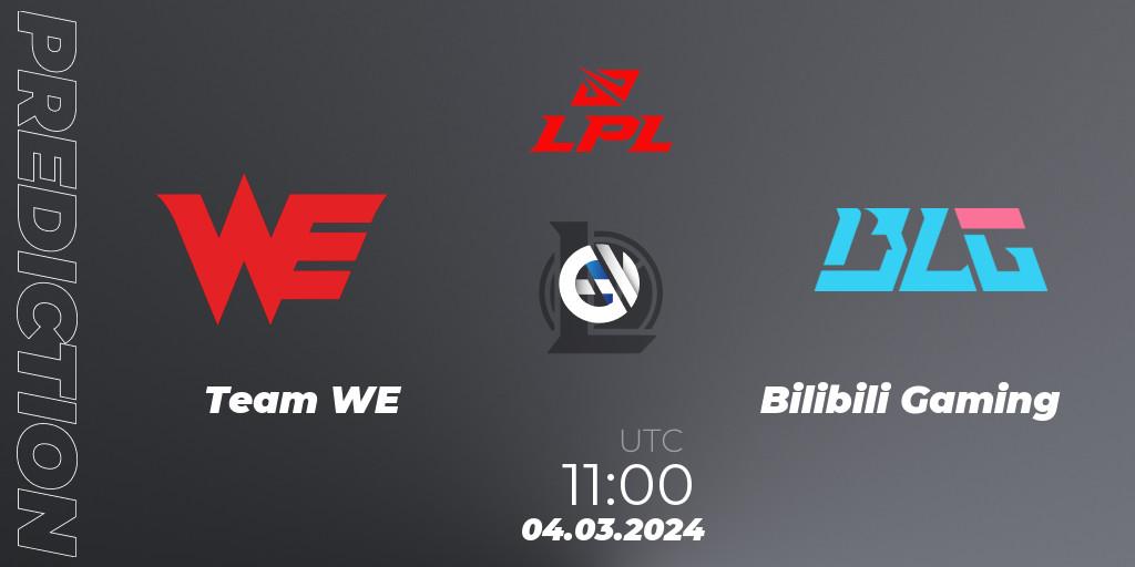 Team WE - Bilibili Gaming: прогноз. 04.03.24, LoL, LPL Spring 2024 - Group Stage
