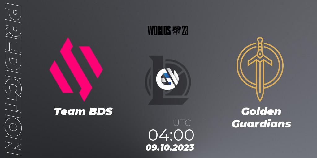 Team BDS - Golden Guardians: прогноз. 09.10.23, LoL, 2023 World Championship: Worlds Qualifying Series